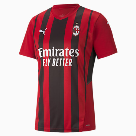 AC Milan Home Replica Men's Jersey, Tango Red -Puma Black, small-GBR