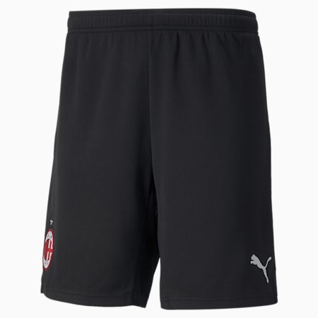 AC Milan Home Replica Men's Football Shorts, Puma Black-Puma White, small-GBR