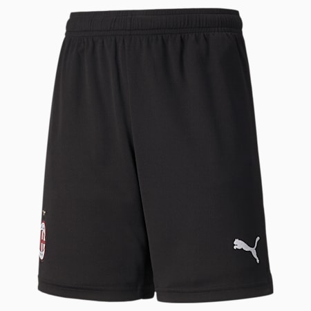 AC Milan Home Replica Youth Football Shorts, Puma Black-Puma White, small-GBR