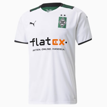 Maillot BMG Home Replica pour homme 21/22, Puma White-Power Green, small