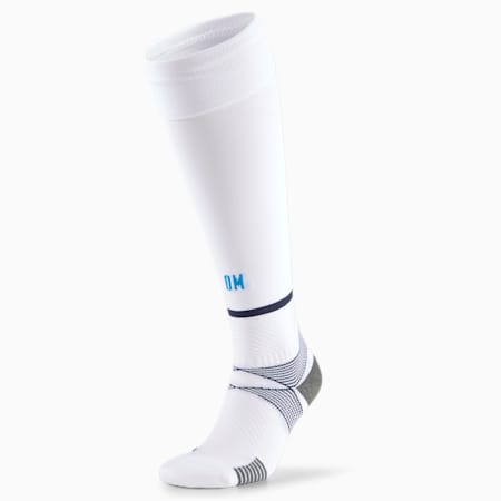 OM Replica Men's Football Socks, Puma White-Peacoat, small-GBR