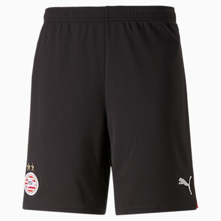 PSV Home Replica Men's Football Shorts 21/22, Puma Black-High Risk Red, small