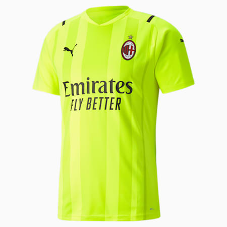 AC Milan Replica Men's Goalkeeper Jersey, Safety Yellow-Nrgy Yellow, small