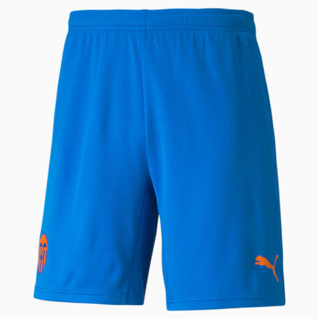 Valencia CF Third Replica Men's Football Shorts 21/22, Electric Blue Lemonade-Vibrant Orange, small-GBR