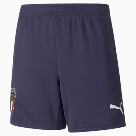 Shorts FIGC Away Replica Youth, Peacoat-Puma White, small