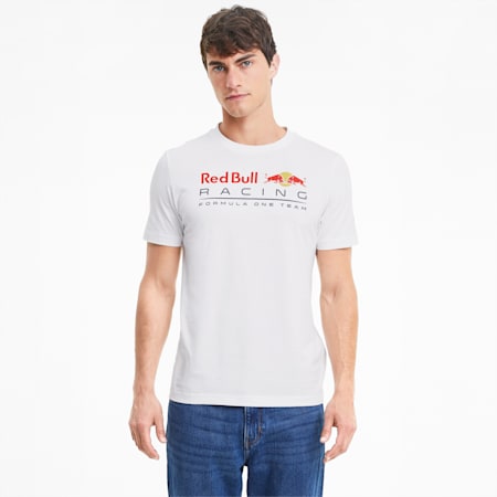 Red Bull Racing Logo Men's Tee, Puma White, small-SEA