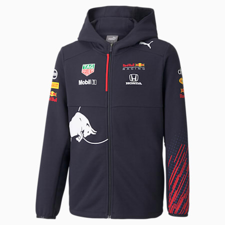 Veste à capuche à fermeture zippée intégrale Red Bull Racing Team enfant et adolescent, NIGHT SKY, small