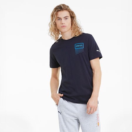 Red Bull Racing Double Bull Men's Tee, NIGHT SKY, small-SEA
