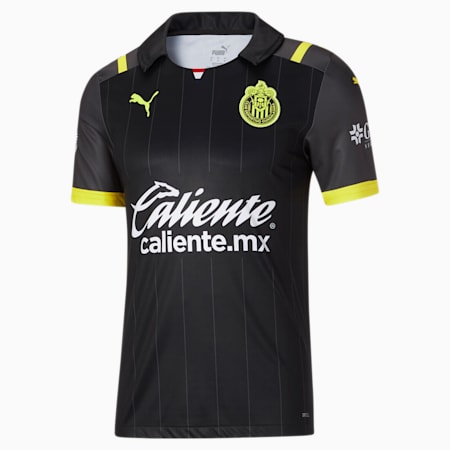Camiseta alternativa de visitante de Chivas 21-22 para hombre, Puma Black, pequeño