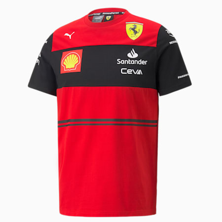 T-shirt Scuderia Ferrari Team da ragazzo, Rosso Corsa, small