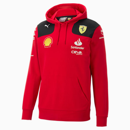 Scuderia Ferrari 2023 Team hoodie, Rosso Corsa, small