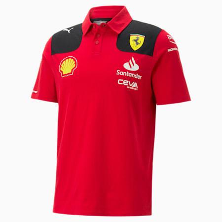 חולצת פולו רפליקה לקבוצה Scuderia Ferrari 2023, Rosso Corsa, small-DFA