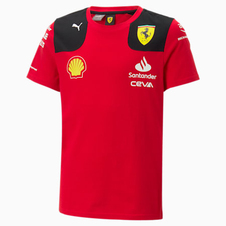 Camiseta juvenil Scuderia Ferrari 2023 Team, Rosso Corsa, small
