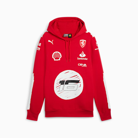 Joshua Vides for Scuderia Ferrari Hoodie, Rosso Corsa-JV CLC, small