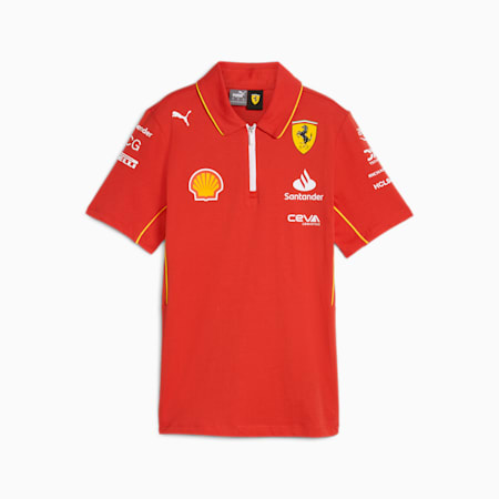 Scuderia Ferrari 2024 Replica Collection Team Polo Women, Burnt Red, small