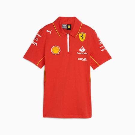 Scuderia Ferrari 2024 Replica Collection Women's Team Polo, Burnt Red, small-AUS