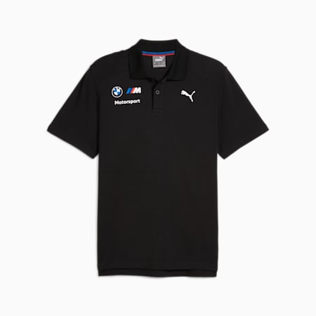 BMW M Motorsport Motions Graphic Polo Men, PUMA Black, small-SEA