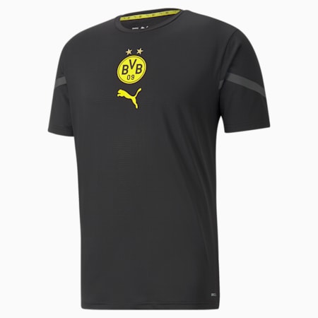 Camiseta para hombre BVB Prematch, Puma Black, small