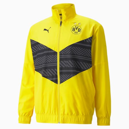 BVB 프리매치 자켓/BVB Prematch Jacket, Cyber Yellow-Puma Black, small-KOR