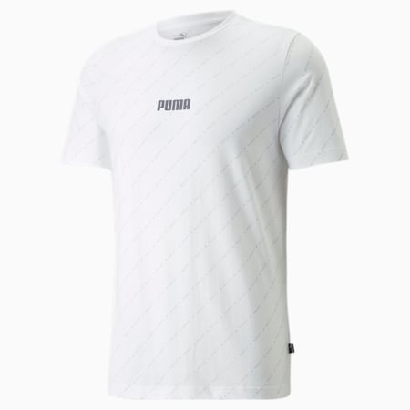 T-Shirt de Football Man City FtblLegacy Homme, Puma White, small