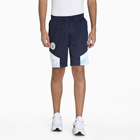 Manchester City Iconic MCS Mesh Men's  Shorts, Peacoat-Puma White, small-IND