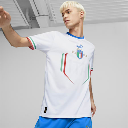 Camiseta Italia Segunda 22/23 Replica Hombre, Puma White-Ultra Blue, small