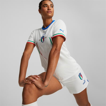 Camiseta Italia Segunda 22/23 Replica Mujer, Puma White-Ultra Blue, small