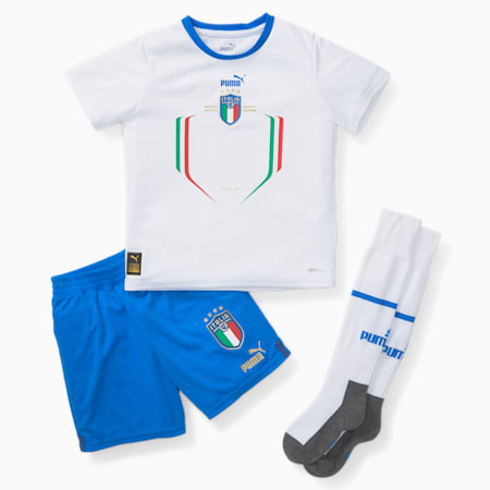 Italië Uit 22/23 Mini Kit, Puma White-Ultra Blue, small