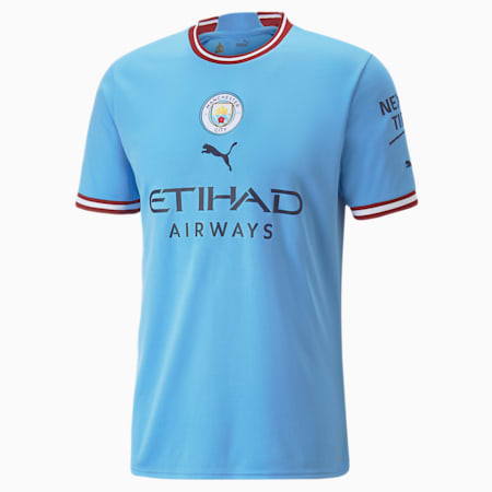 Manchester City FC Home 22/23 Replica Jersey Men, Team Light Blue-Intense Red, small-DFA