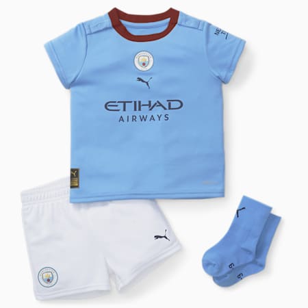 Manchester City F.C. 22/23 Heimspiel-Set für Babys, Team Light Blue-Intense Red, small