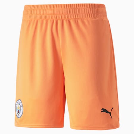 Manchester City F.C. 22/23 Replik-Torwart-Shorts für Herren, Neon Citrus, small
