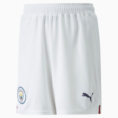 Manchester City F.C. 22/23 Replica Shorts Youth, Puma White-Intense Red, small-IND