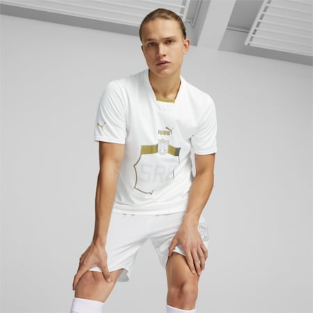 Maillot Away Serbie, Puma White-Victory Gold, small