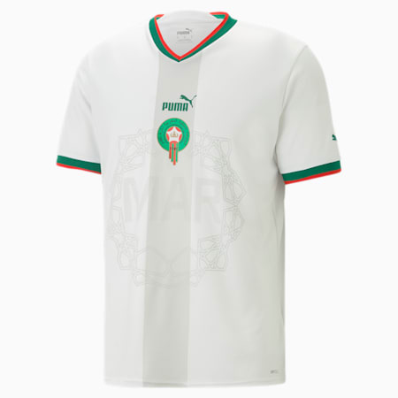 Maillot Puma Maroc Tenue Domicile Réplique 2020-2021 Chili pepper-Puma  white - Fútbol Emotion