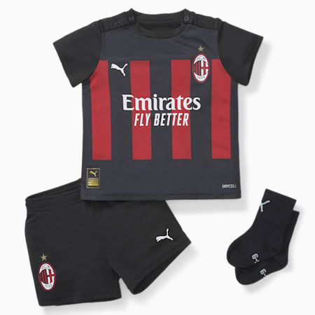 A.C. Milan Home 22/23 Baby Kit, Puma Black-Tango Red, small
