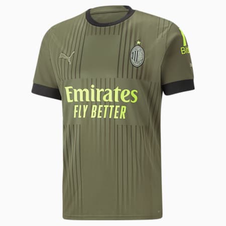 A.C. Milan Third 22/23 Replica Jersey Men, Dark Green Moss-Spring Moss, small-PHL