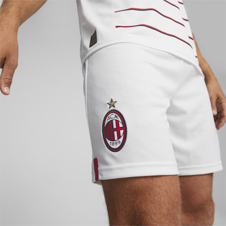 A.C. Milan 22/23 Replica Shorts Men, Puma White-Tango Red, small-DFA