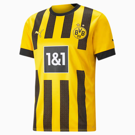 BVB HOME Replica Men's Football Jersey, Cyber Yellow, small-IND
