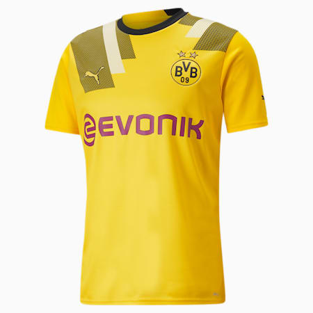 قميص جيرسيه Borussia Dortmund Cup 22/23 Replica للرجال, Cyber Yellow, small-DFA