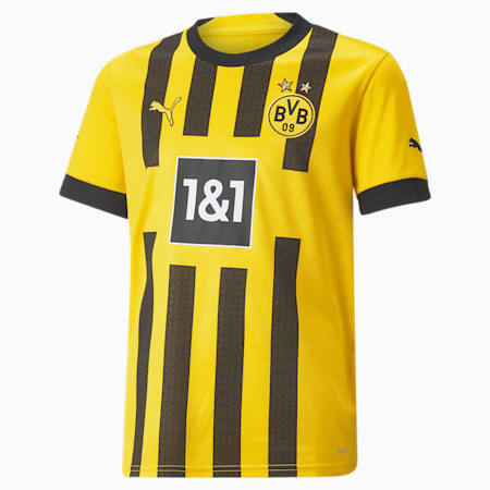 Borussia Dortmund Home 22/23 Réplica Camiseta Niños, Cyber Yellow, small
