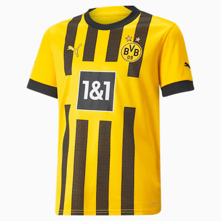 Borussia Dortmund Home 22/23 Replica Jersey Youth, Cyber Yellow, small-IND