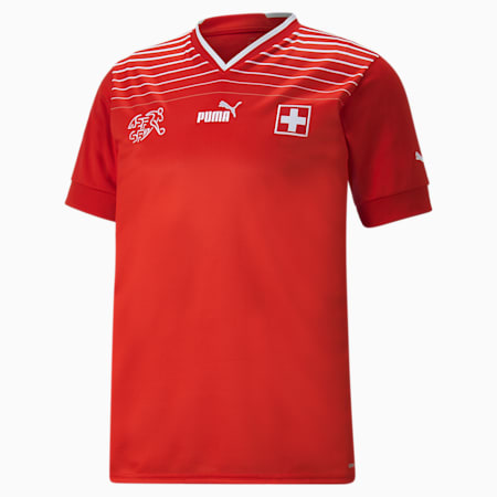 Zwitserland Thuis 22/23 Replica Jersey Heren, Puma Red-Puma White, small