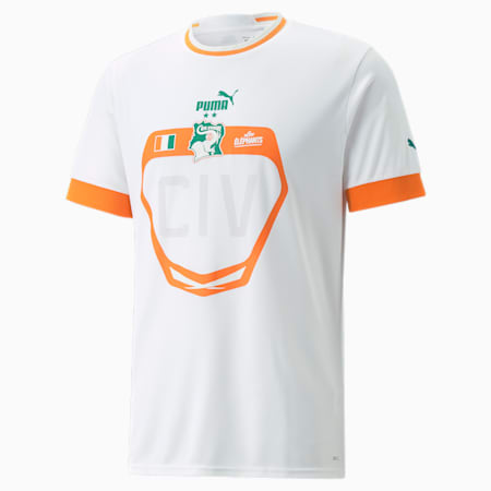 Maillot Away 22/23 Côte d'Ivoire Homme, Puma White-Pepper Green, small-DFA
