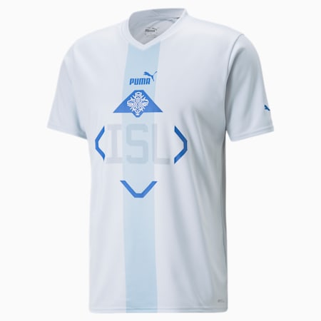 Camiseta Islandia Visitante 22/23 Réplica Hombre, Arctic Ice-Puma New Navy, small