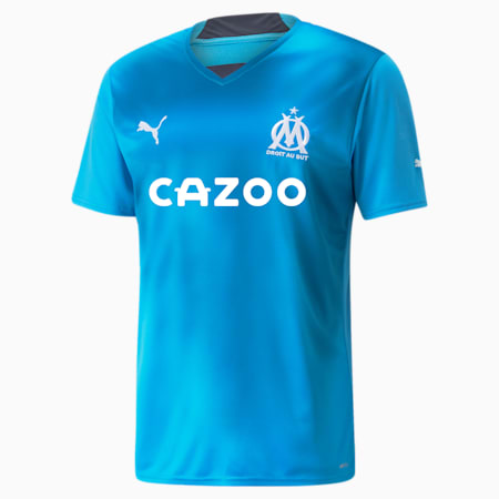 قميص جيرسيه للرجال Olympique de Marseille Third 22/23 Replica, Bleu Azur, small-DFA