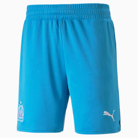 Olympique de Marseille 22/23 Replica Shorts Men, Bleu Azur-Mykonos Blue, small