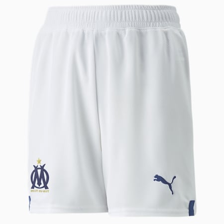 Olympique de Marseille 22/23 Replik–Shorts Teenager, Puma White-Limoges, small