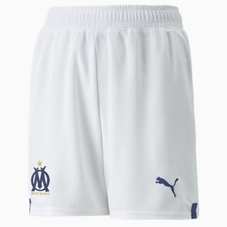 Short Olympique de Marseille 22/23 Replica Enfant et Adolescent, Puma White-Limoges, small