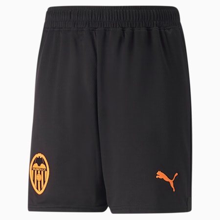 Valencia CF 22/23 Replik-Shorts für Jugendliche, Puma Black-Neon Citrus, small