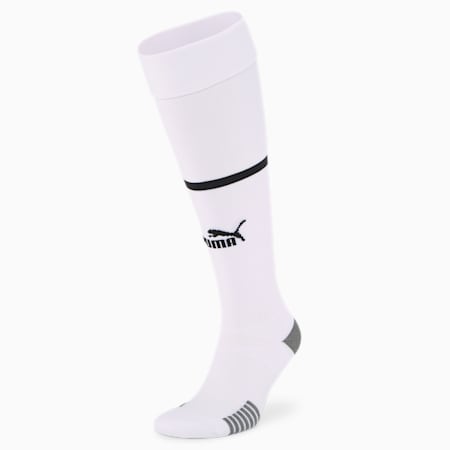 Réplica de calcetines de fútbol con bandas de Ghana para hombre, Puma White-Puma Black, small